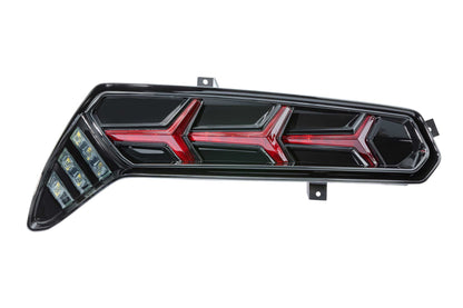 XB LED Tail Lights: Chevrolet Corvette (14-21) (Pair / Red)