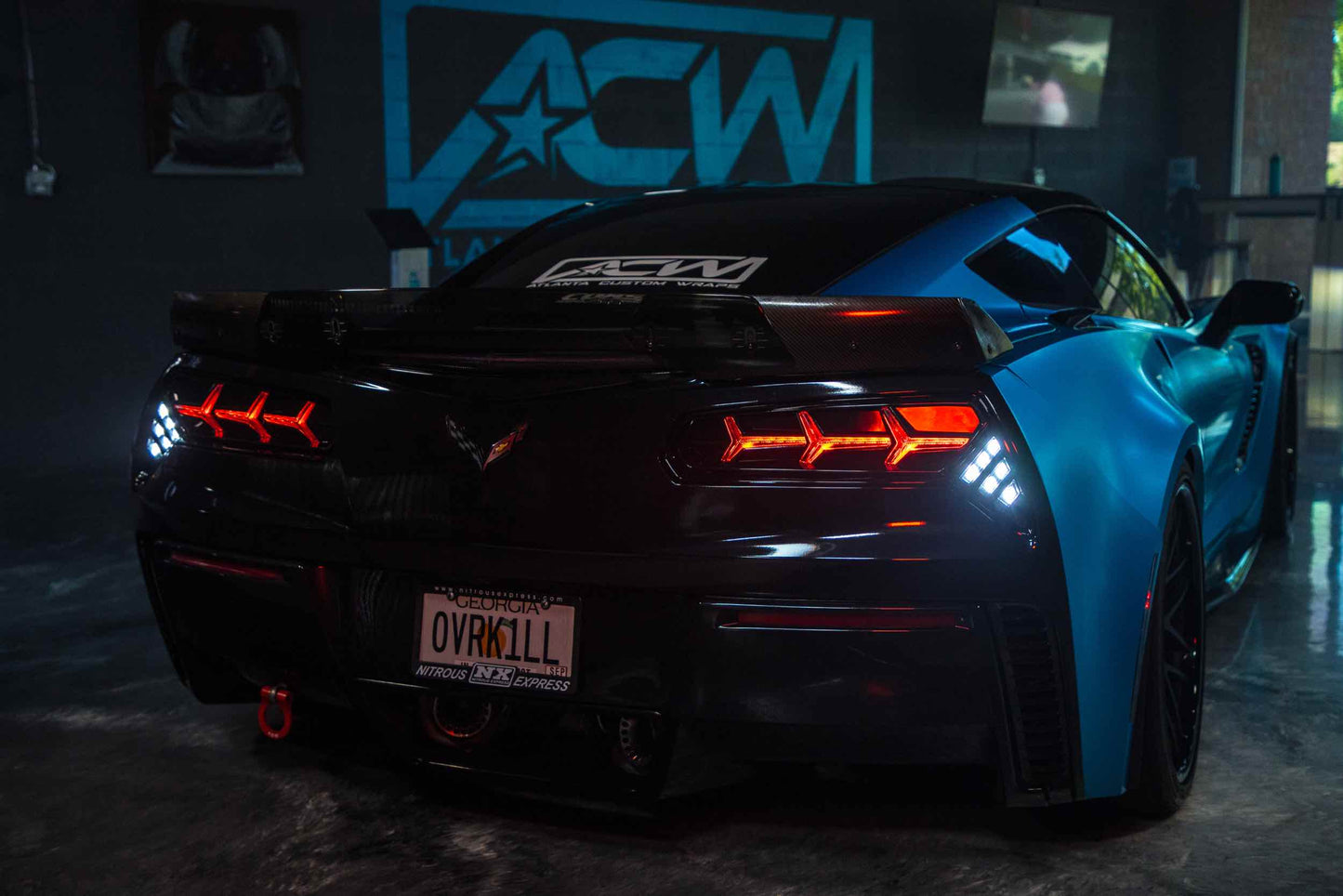 XB LED Tail Lights: Chevrolet Corvette (14-21) (Pair / Red)