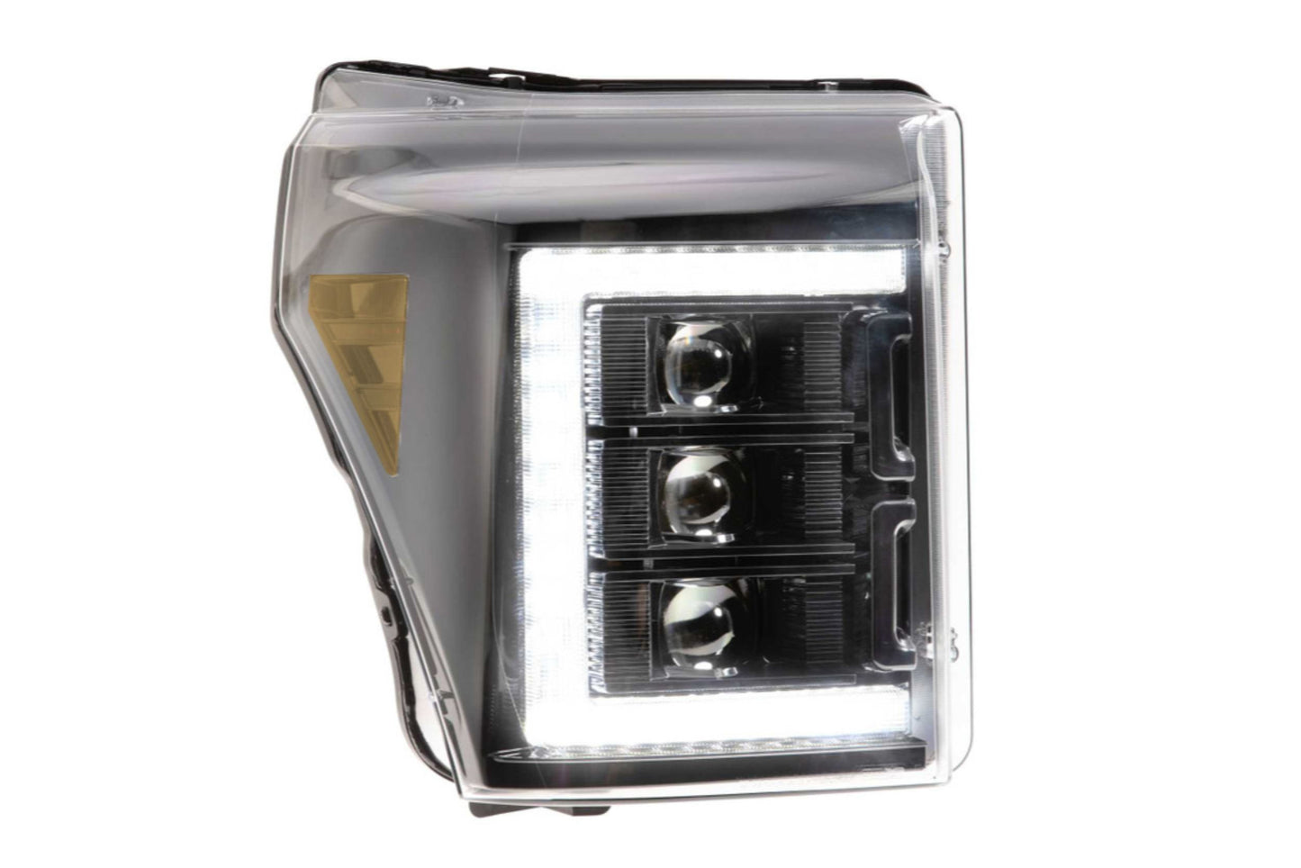 XB LED Headlights: Ford Super Duty (11-16) (Pair / White DRL)