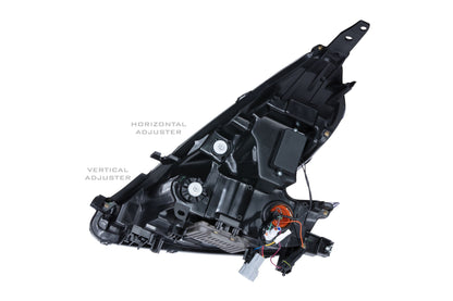 XB LED Headlights: Nissan 370Z (09-21) (Pair / ASM / LHD)
