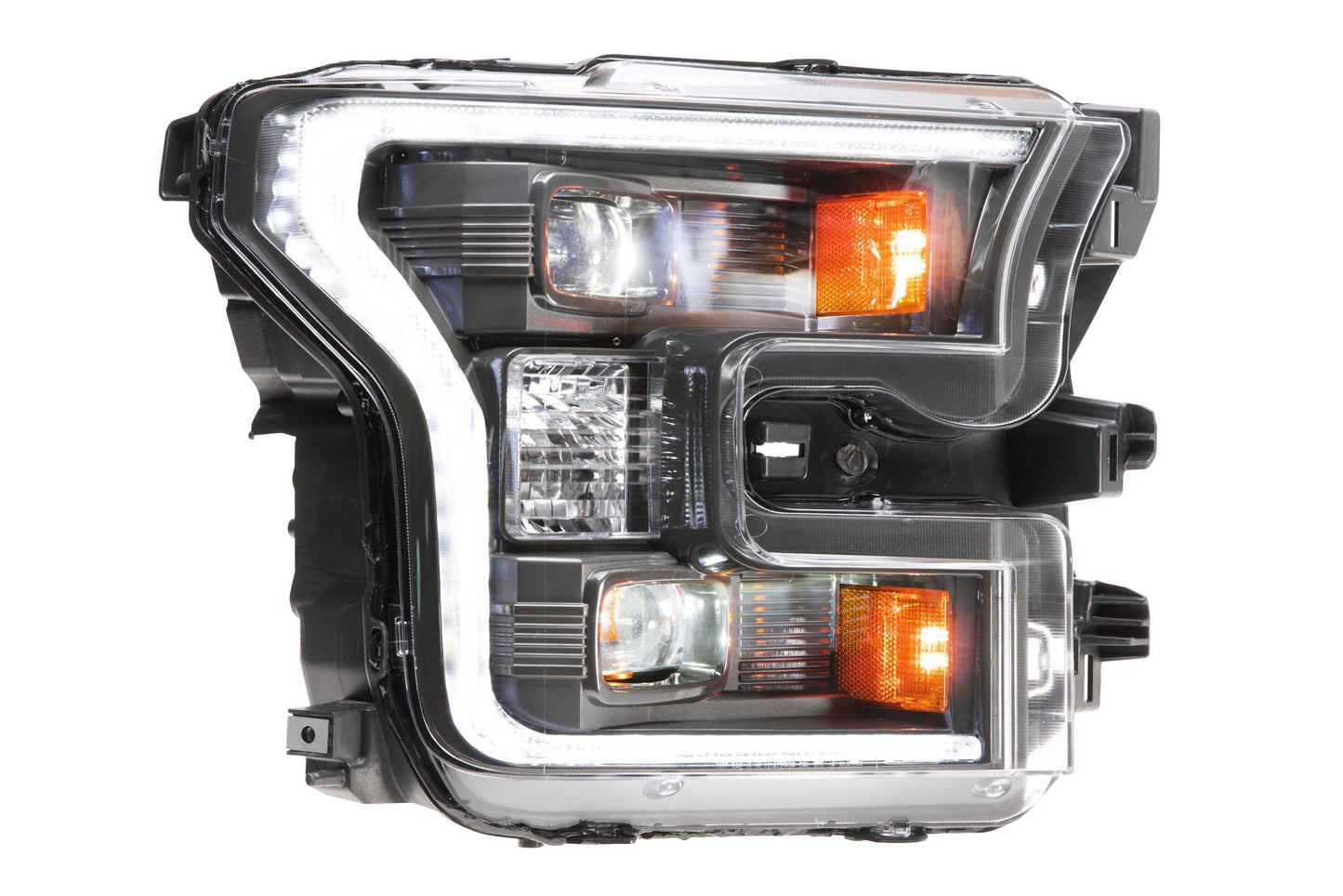 XB Hybrid LED Headlights: Ford F150 (15-17) (Pair / ASM)