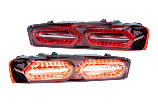 XB LED Tail Lights: Chevrolet Camaro (16-18) (Pair / Facelift / Red)