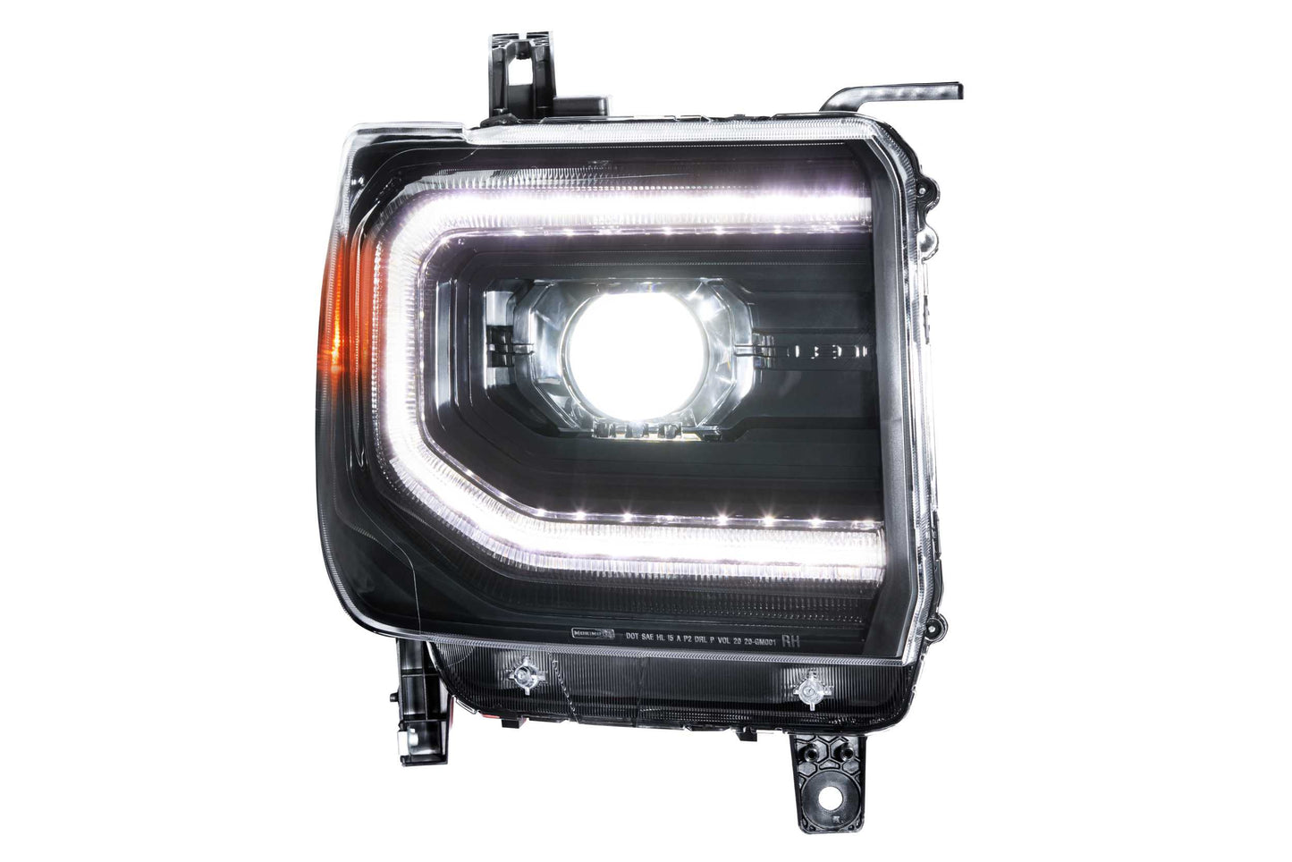 XB LED Headlights: GMC Sierra (14-18) (Pair / ASM)