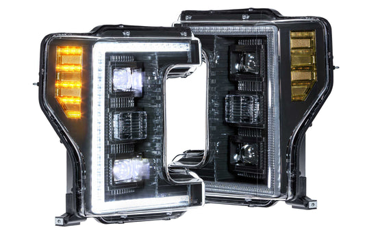 XB Hybrid LED Headlights: Ford Super Duty (17-19) (Pair / ASM)