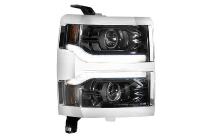 XB LED Headlights: Chevrolet Silverado 1500 (14-15) (Pair / ASM)