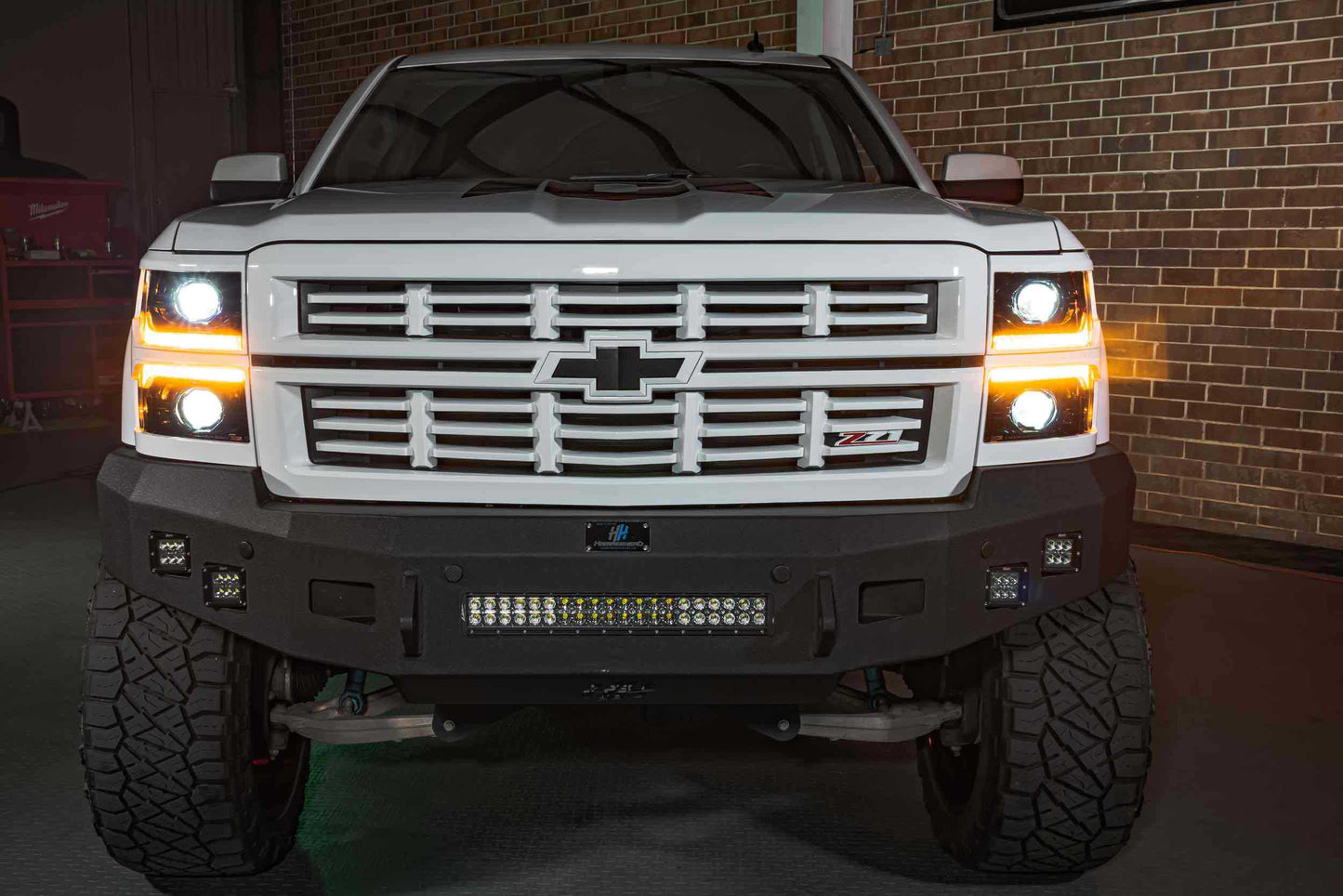 XB LED Headlights: Chevrolet Silverado 1500 (14-15) (Pair / ASM)