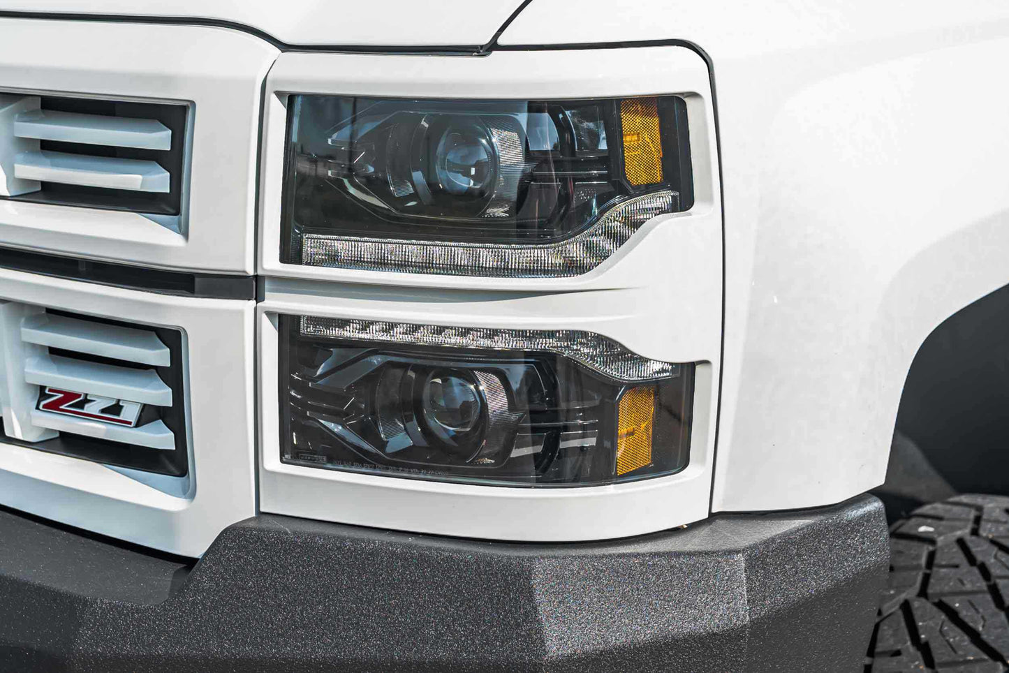XB LED Headlights: Chevrolet Silverado 1500 (14-15) (Pair / ASM)