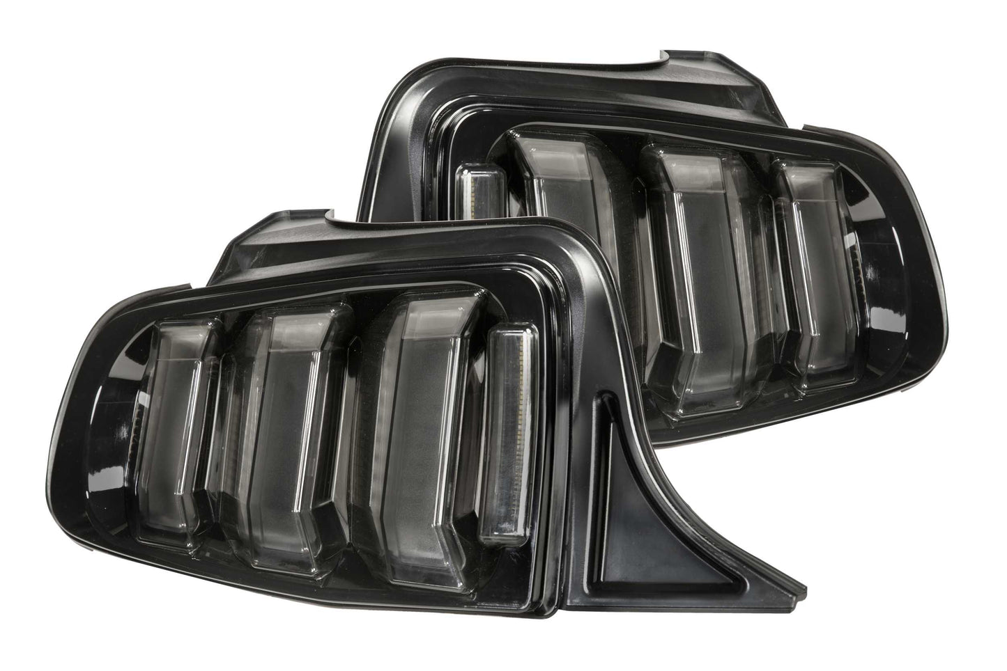 XB LED Tail Lights: Ford Mustang (10-12) (Pair / Facelift / Red)