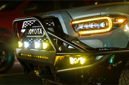 Morimoto 4Banger 2.0 NCS LED Pods (Spot / Yellow)(Set)