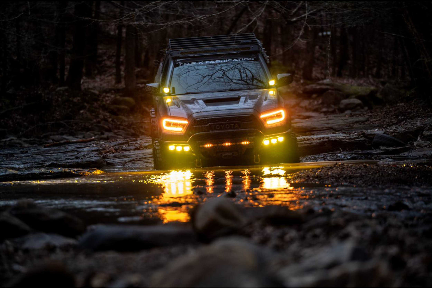 XB LED Headlights: Toyota Tacoma (16-23) (Pair / ASM / Amber DRL) (Gen 2)