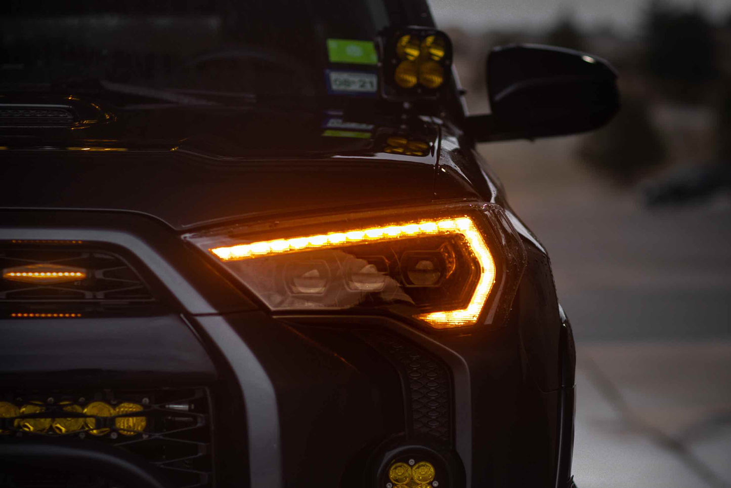 XB LED Headlights: Toyota 4Runner (14-23) (Pair / ASM / Amber DRL) (Gen 2)