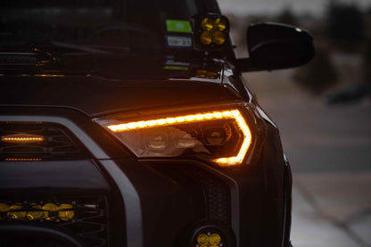 XB LED Headlights: Toyota 4Runner (14-23) (Pair / ASM / Amber DRL) (Gen 2)