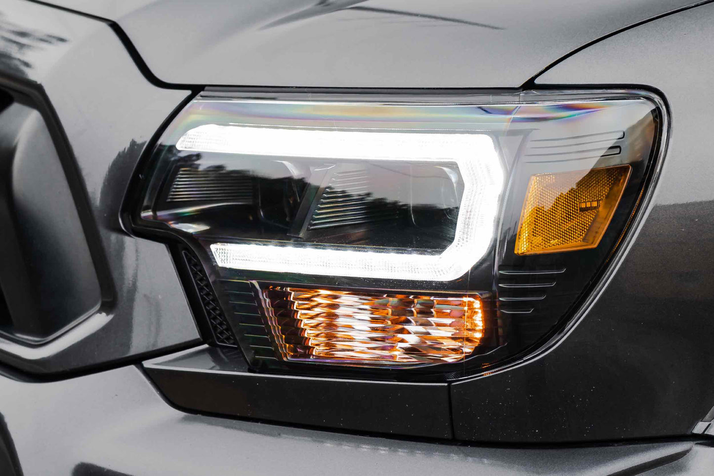 XB Hybrid LED Headlights: Toyota Tacoma (12-15) (Pair / White DRL)