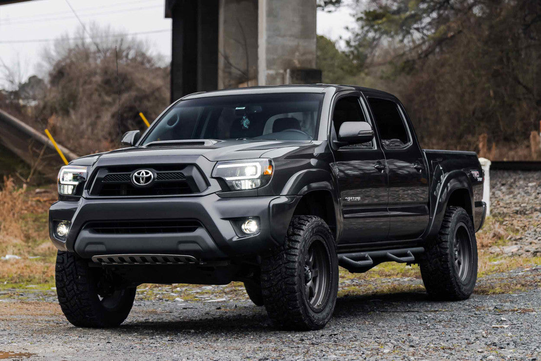 XB Hybrid LED Headlights: Toyota Tacoma (12-15) (Pair / White DRL)