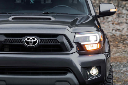 XB Hybrid LED Headlights: Toyota Tacoma (12-15) (Pair / White DRL)