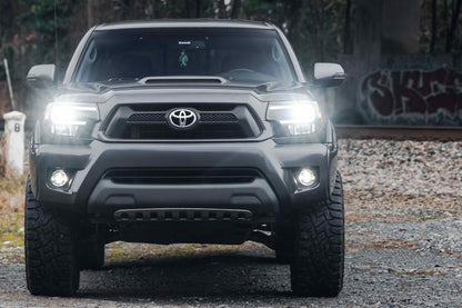 XB Hybrid LED Headlights: Toyota Tacoma (12-15) (Pair / White DRL)