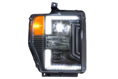 XB Hybrid LED Headlights: Ford Super Duty (08-10) (Pair / ASM)