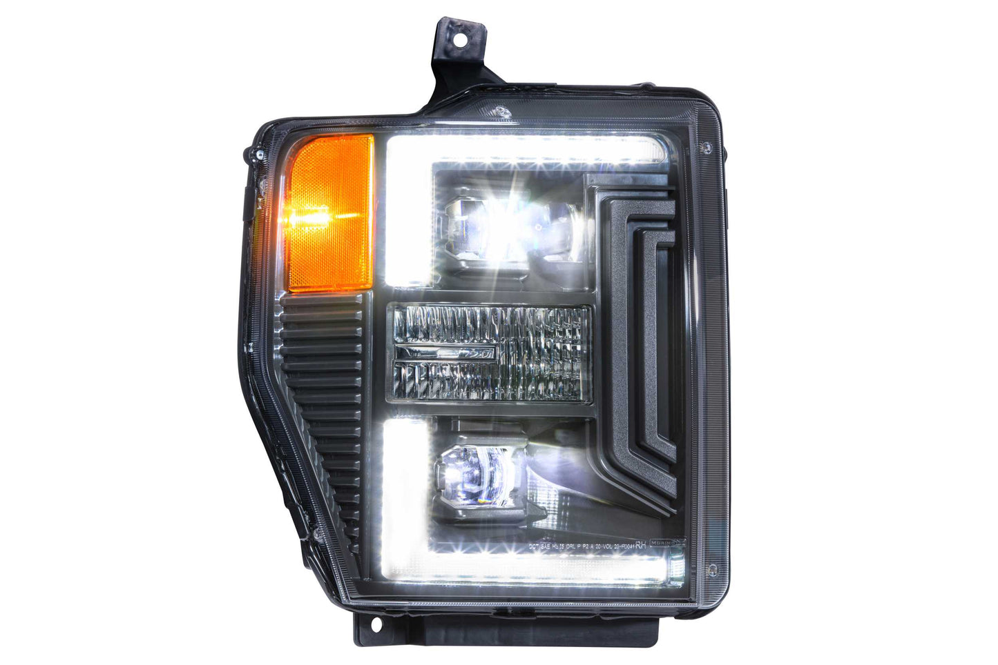 XB Hybrid LED Headlights: Ford Super Duty (08-10) (Pair / ASM)