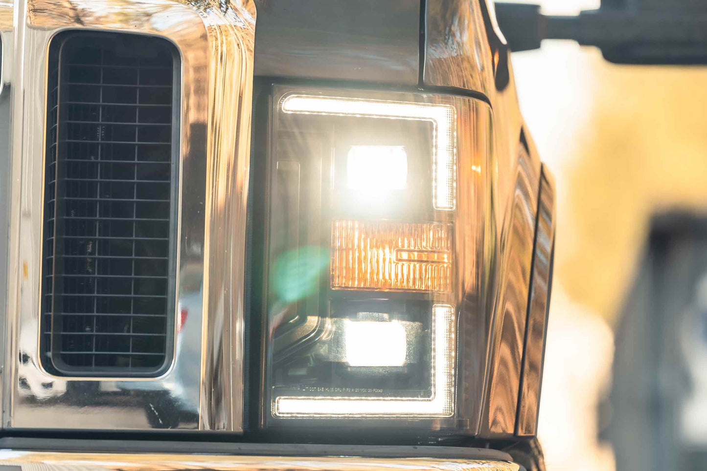 XB Hybrid LED Headlights: Ford Super Duty (08-10) (Pair / ASM)