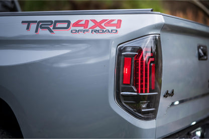 XB LED Tail Lights: Toyota Tundra (14-21) (Pair / Black)