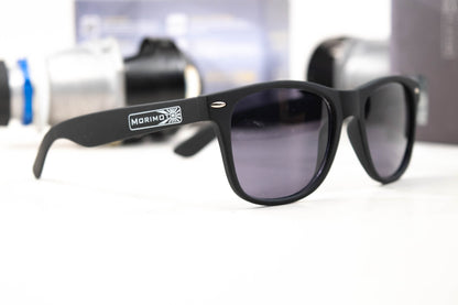 Sunglasses: Morimoto (Black / Silver)