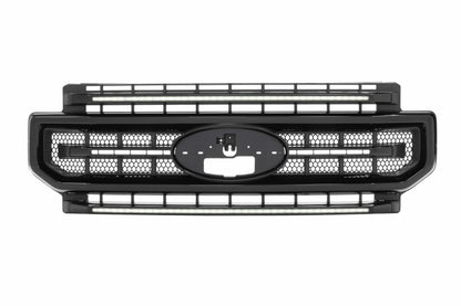 XBG LED Grille: Ford Super Duty (20-22) (Gloss Black / White DRL)