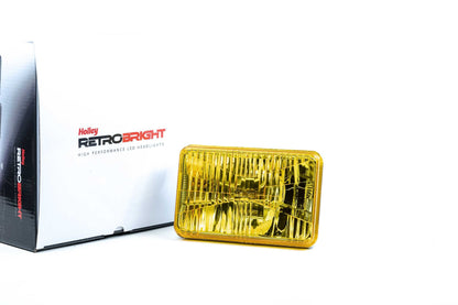 Holley RetroBright Headlight: Classic White (4x6" Rectangle)