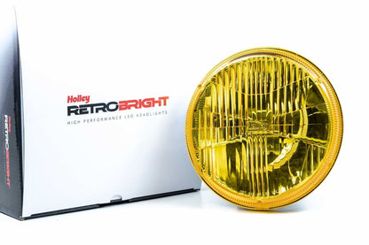 Holley RetroBright Headlight: Classic White (7" Round)