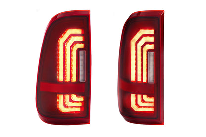 XB LED Tails: Ford Super Duty (99-16) (Pair / Red)