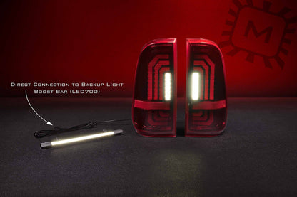 XB LED Tails: Ford Super Duty (99-16) (Pair / Red)