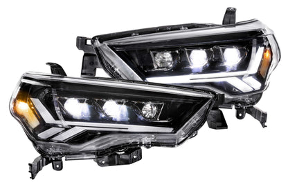 Carbide LED Headlights: Toyota 4Runner (14-23) (Pair / Clear Sidemarker)